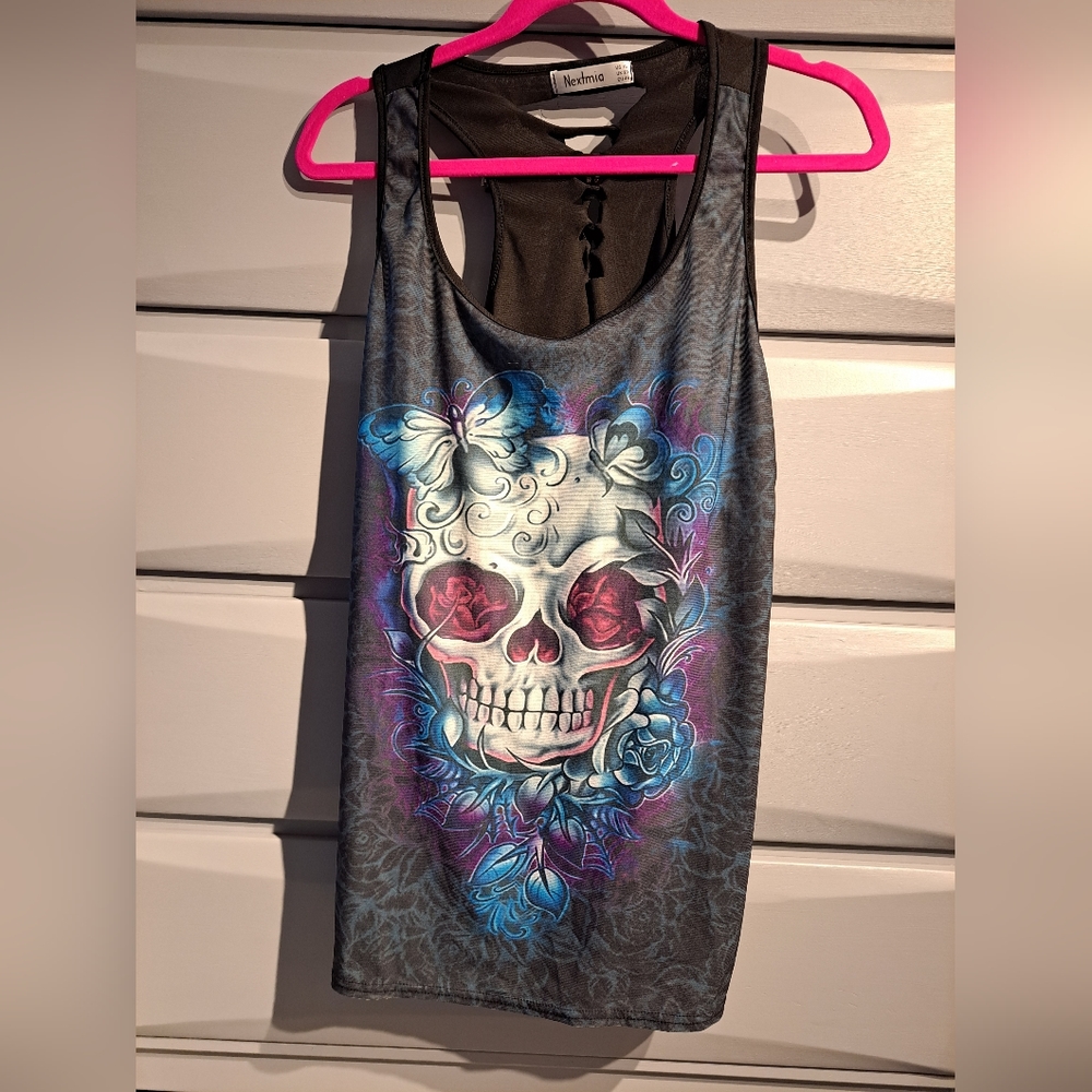 Skull Tank Top XL